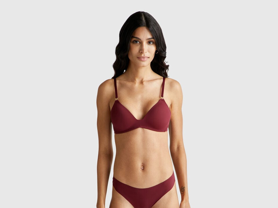 padded triangle bra