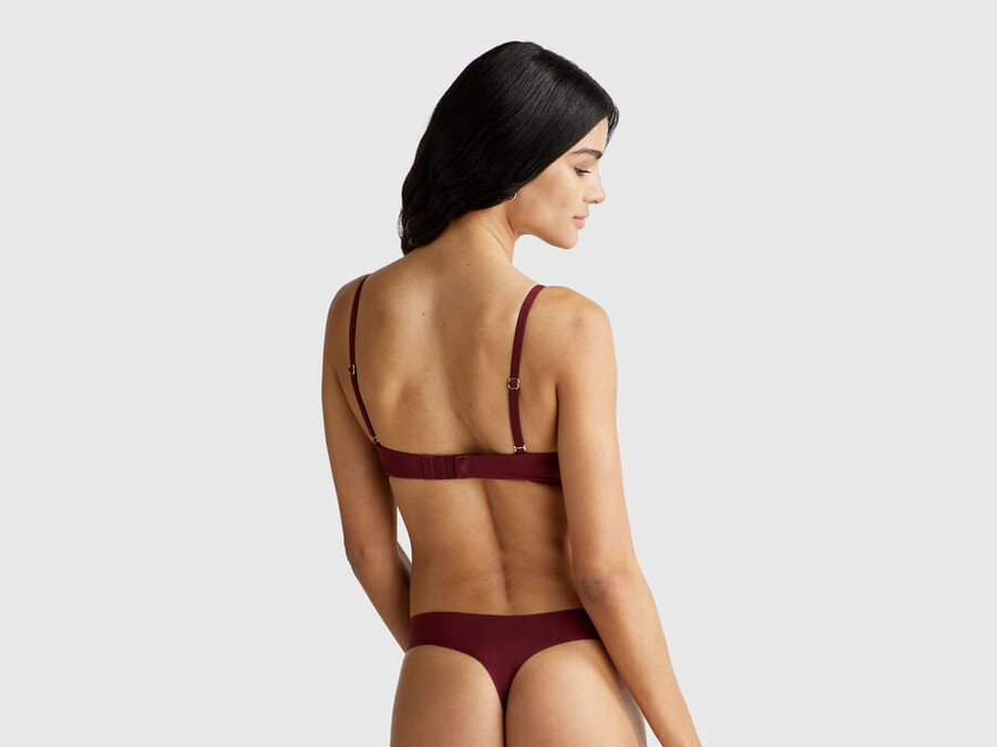 padded triangle bra