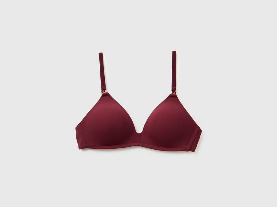 padded triangle bra